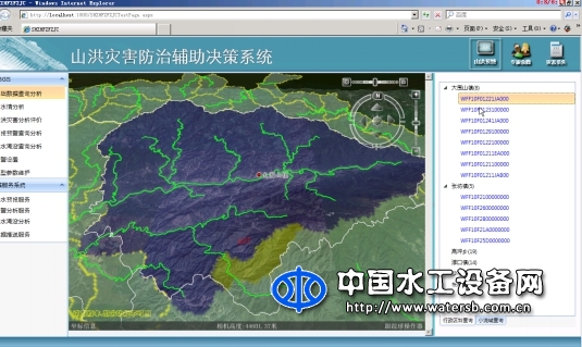 宇图山洪灾害监测预警系统