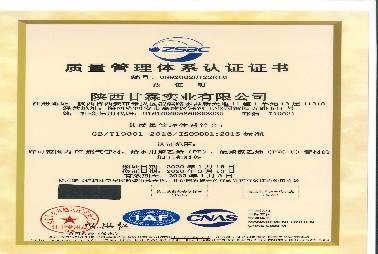 ISO9001质量认证