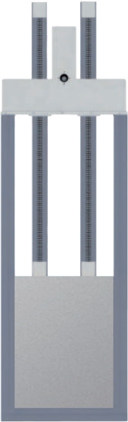 一体化测控闸门铝合金钢索/链条闸
